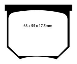 Pastillas de freno ebc DP71708
