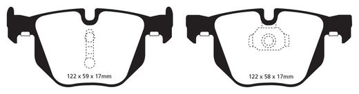 Pastillas de freno ebc DP71708