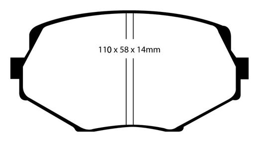 Pastillas de freno ebc DP71708