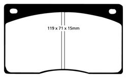 Pastillas de freno ebc DP71708