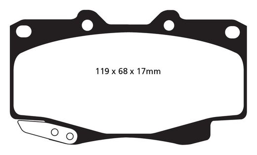 Pastillas de freno ebc DP71708