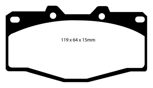 Pastillas de freno ebc DP71708