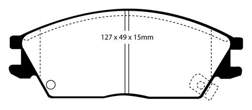 Pastillas de freno ebc DP71708
