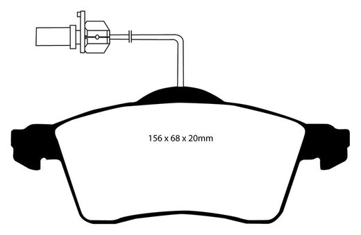 Pastillas de freno ebc DP71708