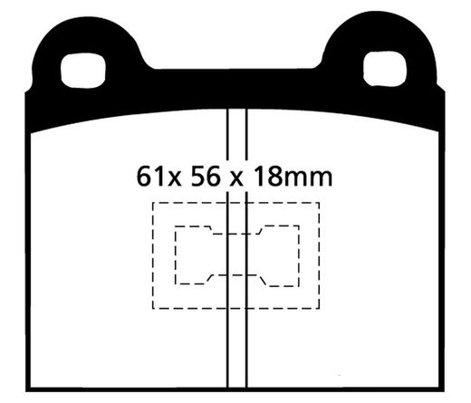 Pastillas de freno ebc DP71708