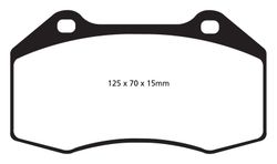 Pastillas de freno ebc DP71708