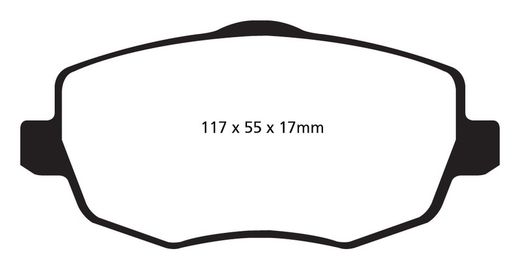 Pastillas de freno ebc DP71708
