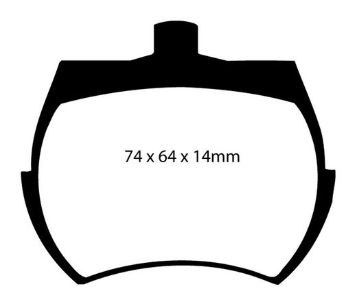 Pastillas de freno ebc DP71708