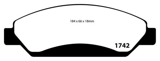 Pastillas de freno ebc DP71708