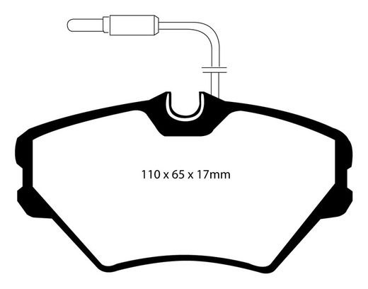 Pastillas de freno ebc DP71708