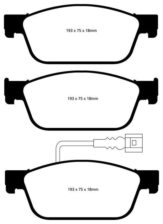 Pastillas de freno ebc DP71708