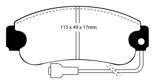 Pastillas de freno ebc DP71708