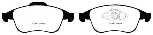 Pastillas de freno ebc DP71708