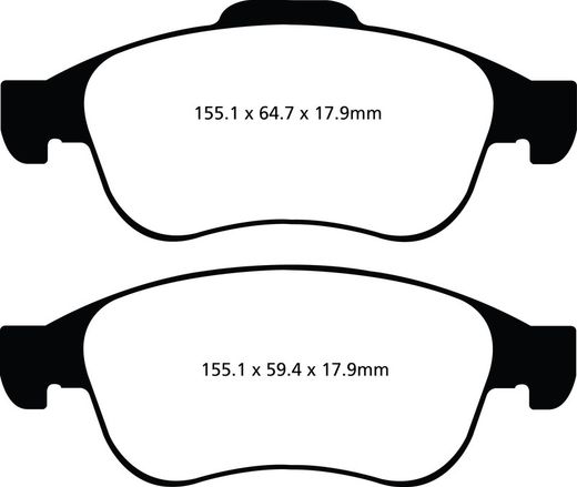 Pastillas de freno ebc DP71708