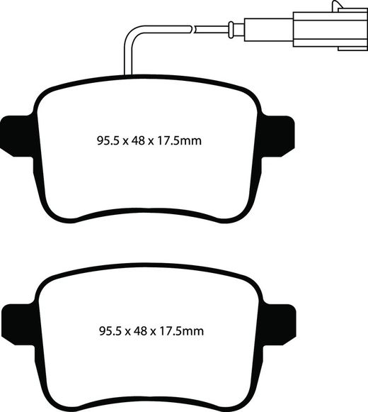 Pastillas de freno ebc DP71708