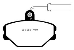 Pastillas de freno ebc DP71708