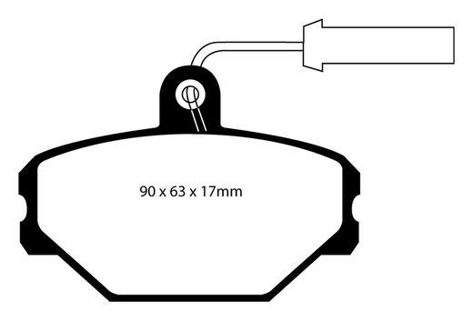 Pastillas de freno ebc DP71708