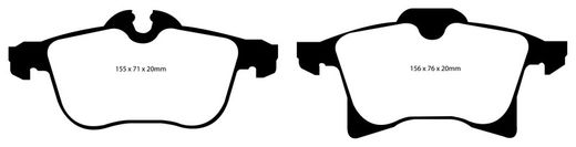 Pastillas de freno ebc DP71708