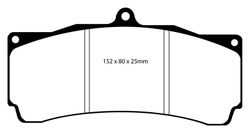 Pastillas de freno ebc DP71708