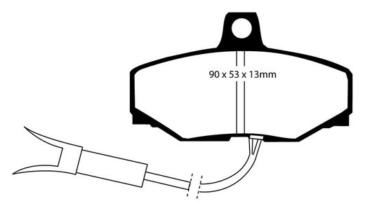 Pastillas de freno ebc DP71708