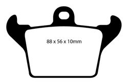 Pastillas de freno ebc DP71708