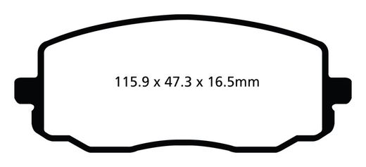 Pastillas de freno ebc DP71708
