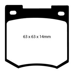 Pastillas de freno ebc DP71708