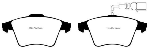 Pastillas de freno ebc DP71708