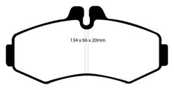 Pastillas de freno ebc DP71708