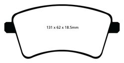 Pastillas de freno ebc DP71708