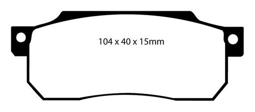 Pastillas de freno ebc DP71708