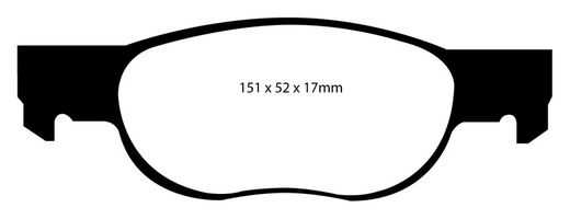 Pastillas de freno ebc DP71708