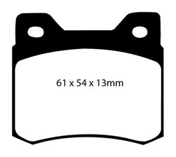 Pastillas de freno ebc DP71708