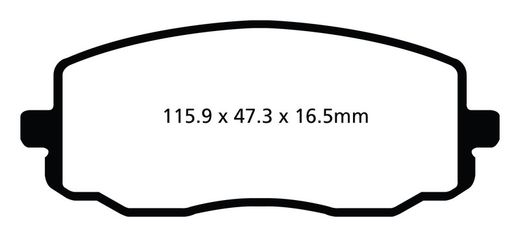 Pastillas de freno ebc DP71708