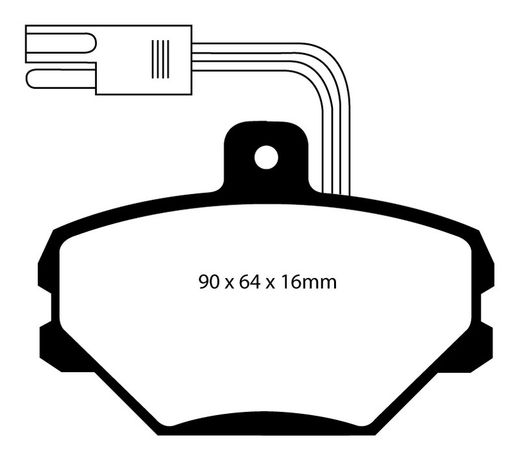 Pastillas de freno ebc DP71708