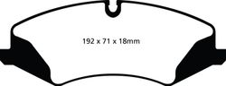 Pastillas de freno ebc DP71708