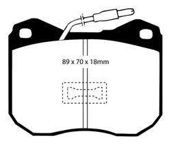 Pastillas de freno ebc DP71708