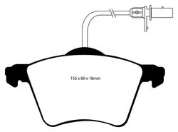 Pastillas de freno ebc DP71708