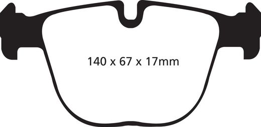 Pastillas de freno ebc DP71708