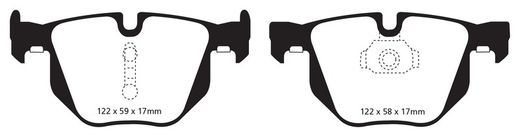 Pastillas de freno ebc DP71708