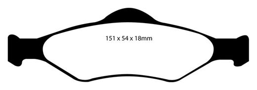 Pastillas de freno ebc DP71708