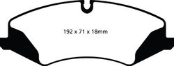 Pastillas de freno ebc DP71708