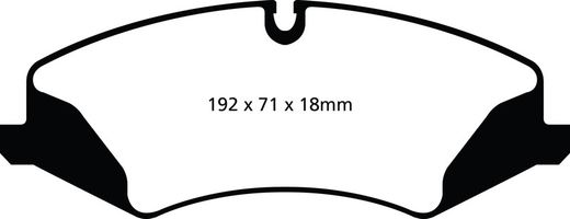 Pastillas de freno ebc DP71708