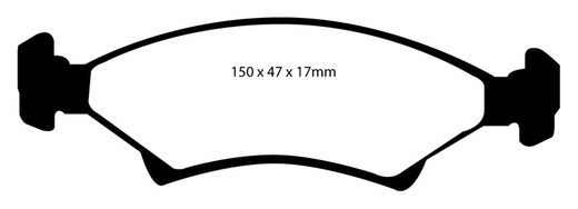 Pastillas de freno ebc DP71708