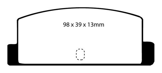 Pastillas de freno ebc DP71708