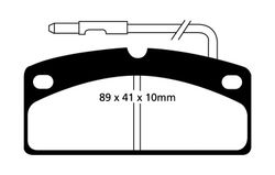 Pastillas de freno ebc DP71708