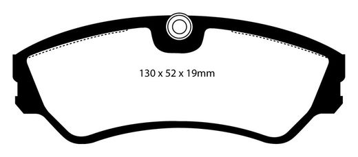 Pastillas de freno ebc DP71708