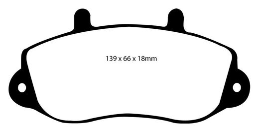 Pastillas de freno ebc DP71708