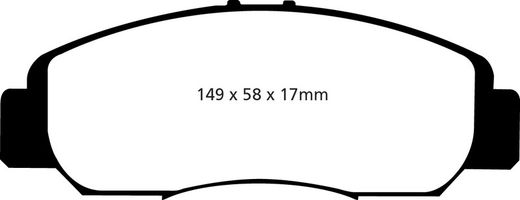 Pastillas de freno ebc DP71708