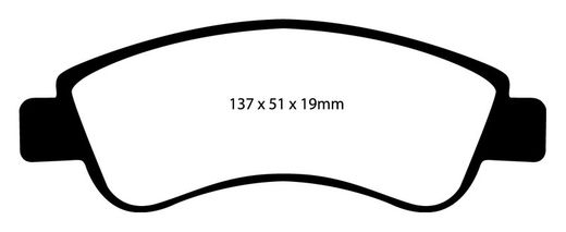 Pastillas de freno ebc DP71708